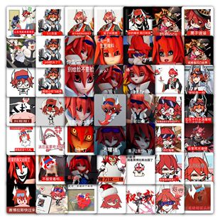 177张凹凸世界派厄斯表情包贴纸可爱抽象游戏周边装饰防水贴画diy