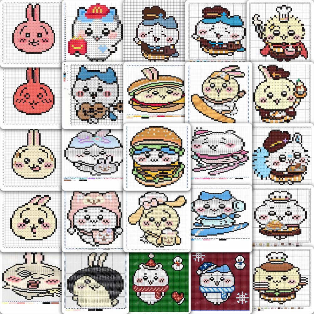 卡通可爱趣味吉伊卡哇贴纸