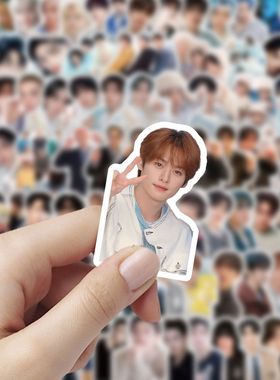 200张StrayKids男团贴纸明星周边女孩装饰手机手账本装饰贴画爆款