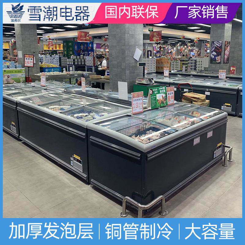 超冷冻卧柜式冰柜水饺肉量DCD类展示柜 大容岛市柜