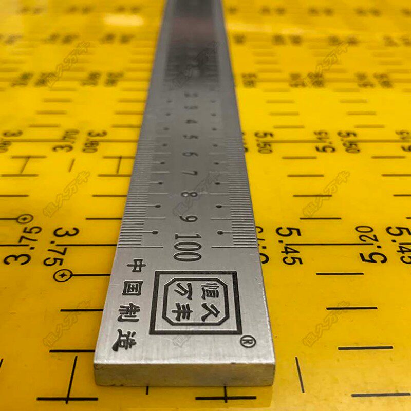 1米铝标尺量布尺手持铝尺加厚尺子量板尺30x6裁缝尺包邮广东 量具