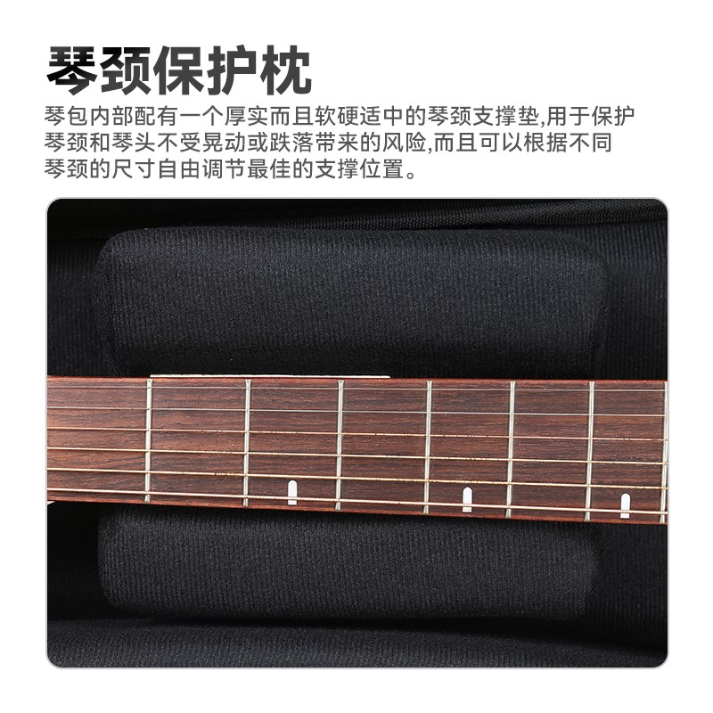 音乐驿站迪塞拉系列民谣电吉他琴包贝斯包40寸41寸加厚防水高颜值