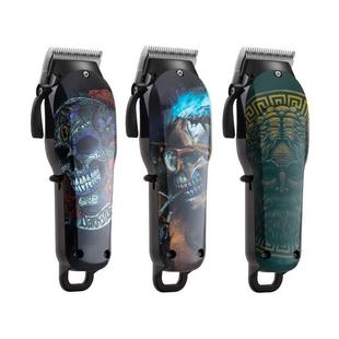 科美kemei专业理发剪KM 735骷髅头理发剪4小时快充7小时超长待机
