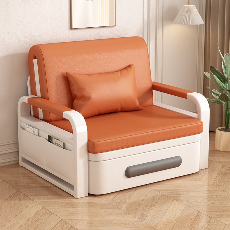 折叠沙发床两用2024新款小户型客厅沙I发阳台多功能网红伸缩单人