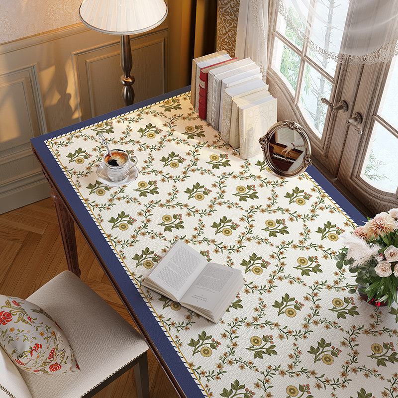 皮革书桌垫桌布防油防水学生儿童学习专用写字台电脑办公桌面垫子