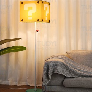 马里奥落地灯大型客厅落地摆件可爱卡通卧室电竞房间床头软装 饰品