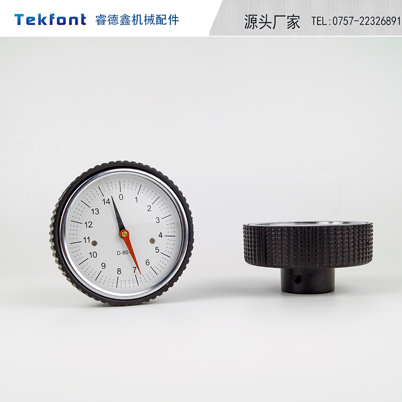 内孔10.12X95外径铝合金压花网纹数字重力表手轮磨粉机柔印机手轮