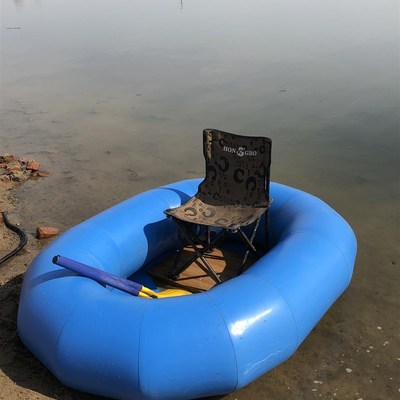 便携加厚耐磨漂流船冲锋舟折叠皮划艇钓鱼船充气橡胶船皮划艇