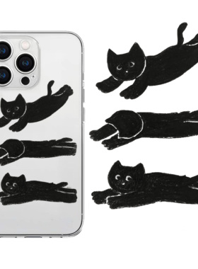 三只猫猫透明手机壳iphone17手机壳苹果16promax情侣保护套15卡通14新款可爱13搞怪12软适用华为p70任意机型
