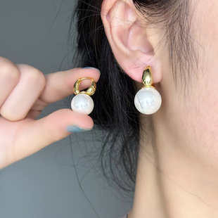 马凡舒同款2025新款耳钉女小众设计感高级气质耳环