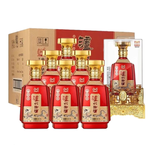 泸州老窖股份泸州御酒旋彩42度500ML*6瓶浓香型白酒礼盒装