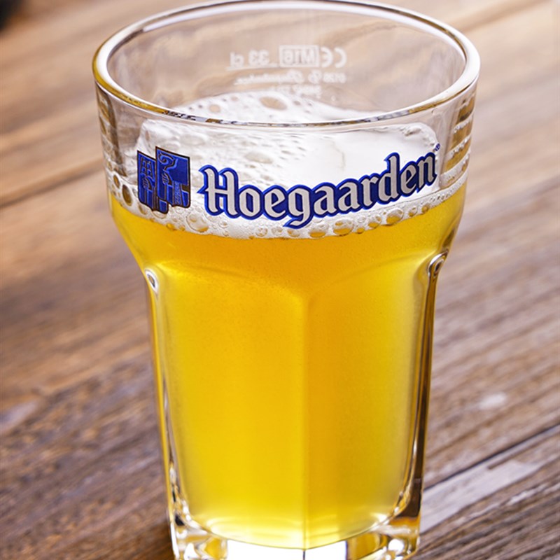 福佳白啤酒杯大号家用精酿啤酒杯玻璃杯啤酒杯加厚扎啤比利时酒杯