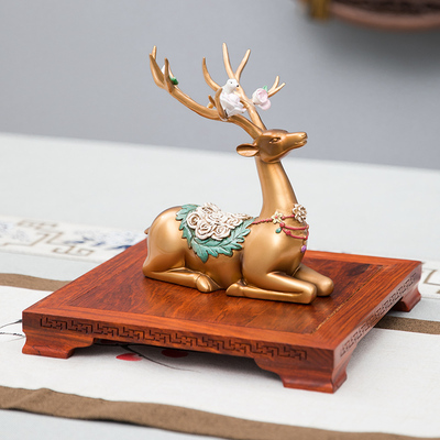 花梨木实木方形矮底座摆件鱼缸茶室托盘盆景佛像瓷器花瓶原木托架