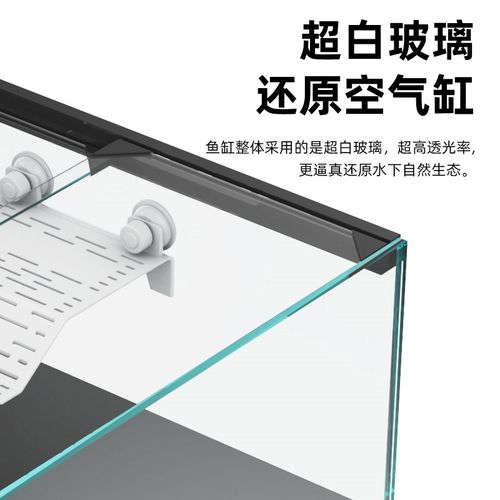 鱼缸中小型客厅家用缸水陆两栖缸双层免换水溪流乌龟缸玻璃下过滤