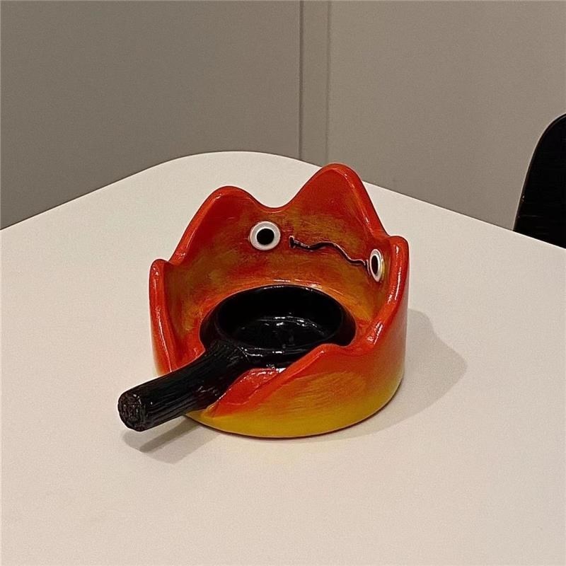 卡西法烛台小夜灯火焰摆件哈尔的移动城堡周边蜡烛送礼物桌面摆件