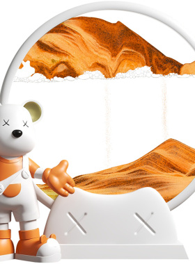 创意解压流沙画沙漏摆件客厅电视柜玄关酒柜装饰品办公室桌面艺术