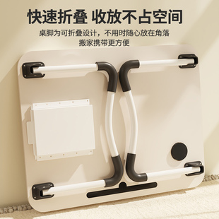 ins窗台小茶几家用炕桌榻榻米坐地小桌子 飘窗小桌子可折叠床上桌