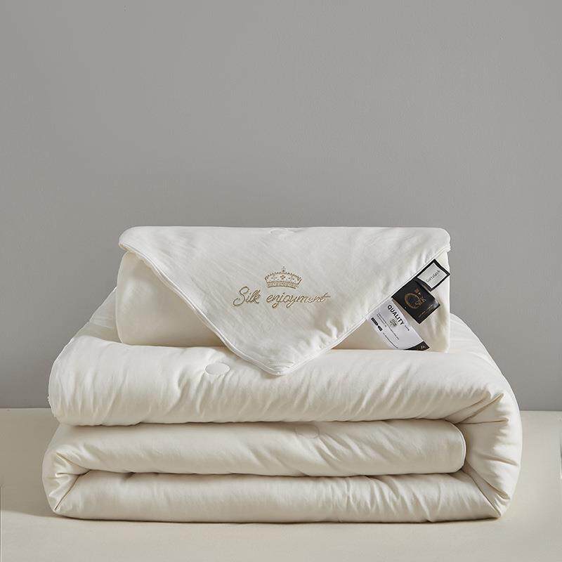 A类暖棉蚕丝二合一子母被独特水钻设计贴身保暖春秋被冬被蚕丝被