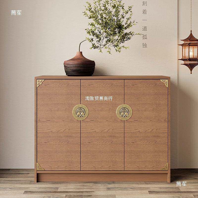 新中式实木地暖分水器遮挡柜卫生间多媒体管道遮挡罩装饰遮丑箱子