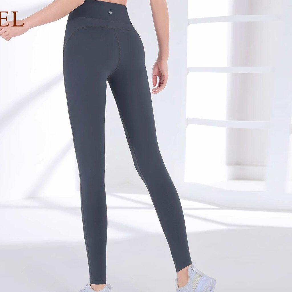 骆驼紧身裤瑜伽裤女款春夏外穿骑行健身裤跑步弹力运动裤打底裤子