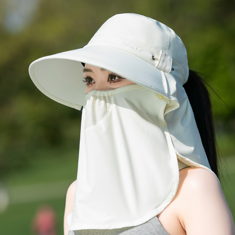 太阳帽女防晒夏季帽子口