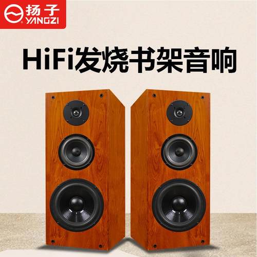 扬子HIFI无源音箱三分频书架发烧音响立体声家用高端HIFI音响