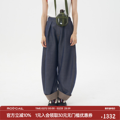 ROLLCALL休闲裤格纹新款羊毛