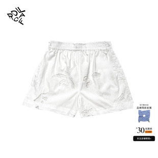 25春夏新款 直筒裤 rollcall 镂空刺绣短裤 显瘦百搭 短款 休闲运动裤