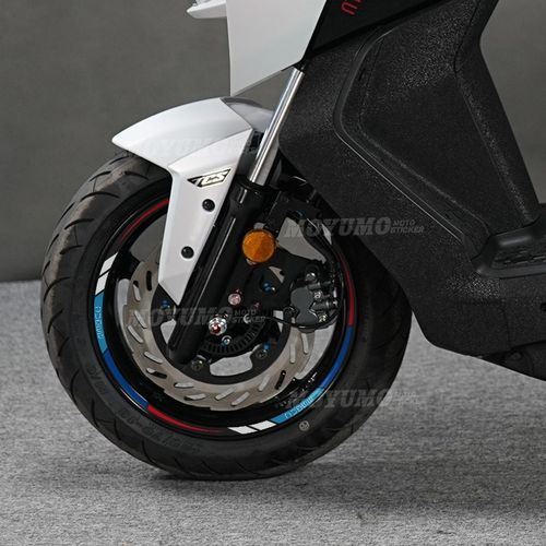 适用三阳曼巴MMBCU反光轮毂贴轮圈胎拉花贴纸装饰保护膜改装配件