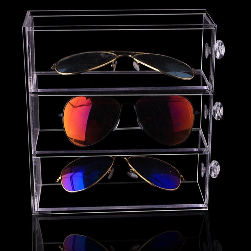 亚克力眼镜架子高档家用创意眼镜收纳架太阳镜陈列展示架桌面收纳