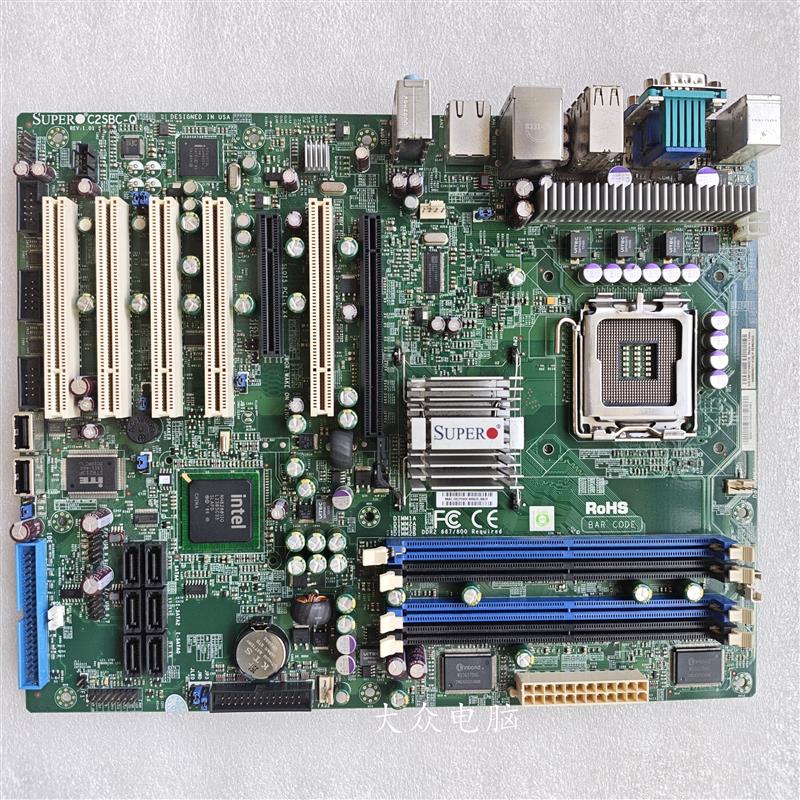 C2SBC-Q 服务器主板 5个PCI 工控设备主板 775针