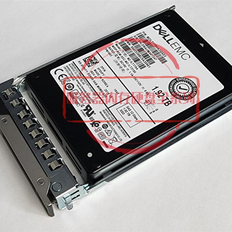 DELL MZILT1T9HAJQ0D3 0F0VFY PM1643 固态硬盘1.92T SAS SSD 12G