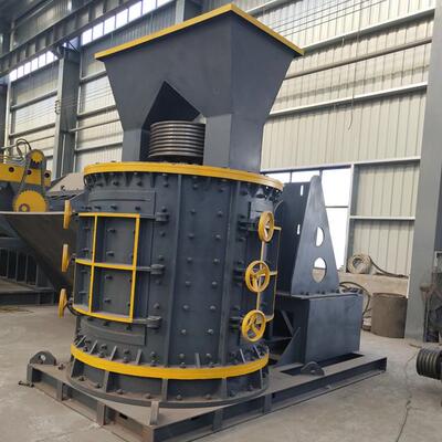 矿山立轴制砂机粗细可调河卵石子打沙机无筛底细碎立轴制砂机