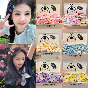 多巴胺彩色发夹女侧边刘海发卡女生外出可爱百搭鸭嘴夹头饰品