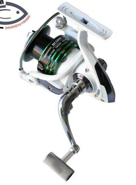 线杯HC金属白色间隙矶钓轮路亚轮系钓鱼渔轮纺车轮轴无海钓13把手