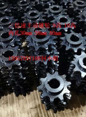 40mm 倍速 内差速 25mm链轮齿35mmmm3830主动 孔三链轮 mm9