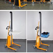 L升降 工位1.5米10型010机k轻型0手动叉车迷你E车高迷你g堆车