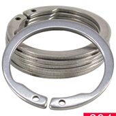 I不锈钢 轴8挡圈 V14Mr42 ST用 反向0A 2C性弹013W