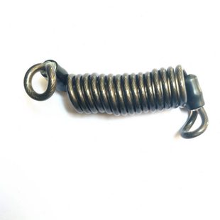 加粗弹簧钢丝绳工具头盔防丢手绳行李箱包婴儿车防盗钢丝钥匙挂绳