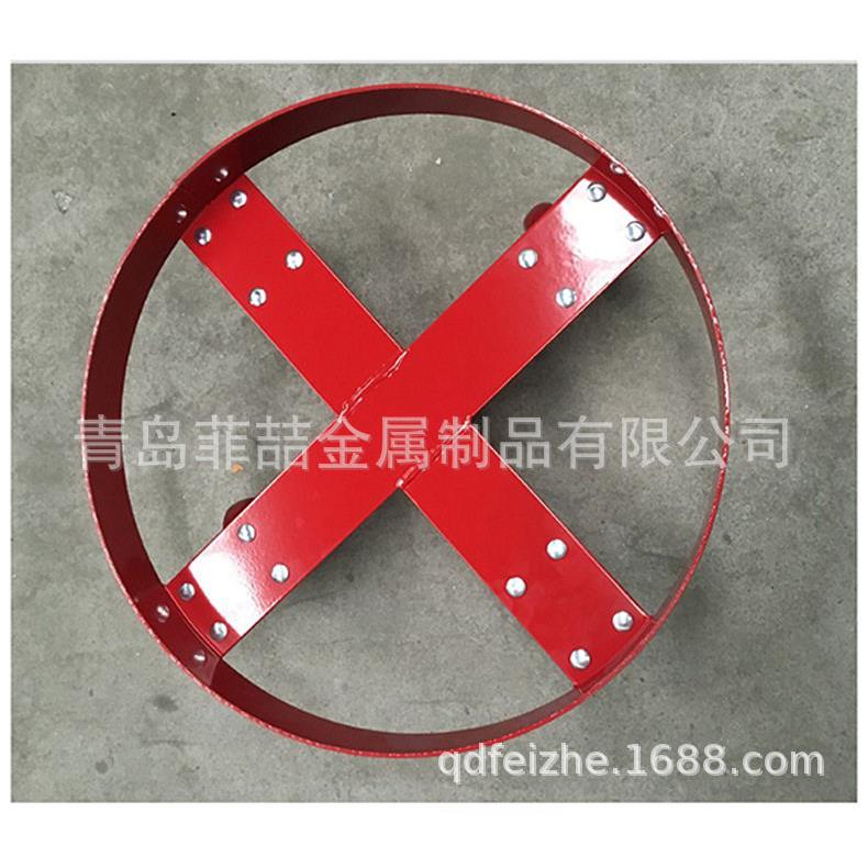 厂家促销重型平移油桶搬运车四轮移动底座滑行不锈钢桶推车