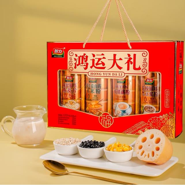 智力鸿运大礼礼盒营养早餐花胶银耳燕窝燕麦片送礼送长辈佳品