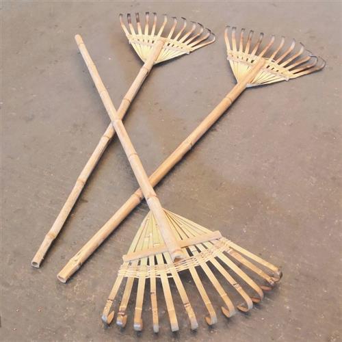 竹耙搂草耙大耙子竹熊手园艺工具道具耙农用耙子落叶耙子