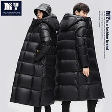 0MY！黑金长款黑色鹅绒服