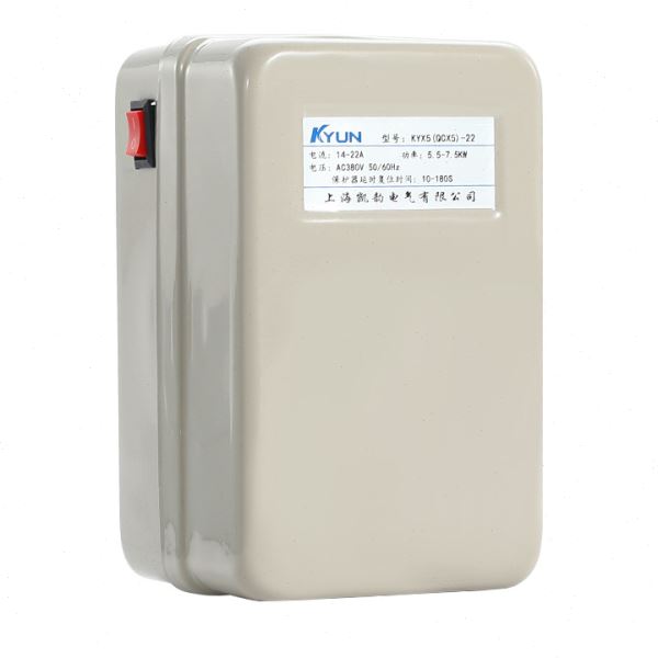 磁力启动器QCX5-22空压机气泵开关电磁起动电机保护过载三相380V