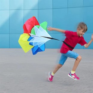 幼儿园体育感统运动儿童体能训练平衡车阻力辅助跑步伞锻炼阻力伞