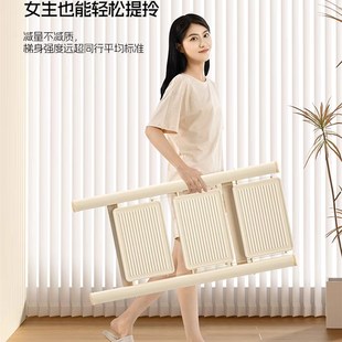 肯泰家用折叠梯子乔迁之喜室内多功能人字梯伸缩梯凳小楼梯三四步