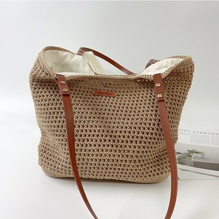 Mcroche魔织毛n线手工diy编织材料包新手钩针自制大容量单肩托特