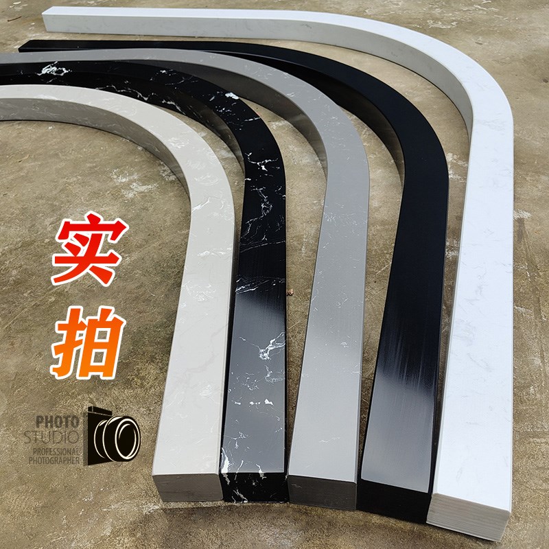 挡水条圆弧形实心大理石卫生间浴室阻G防水条扇形钻石型淋浴房石