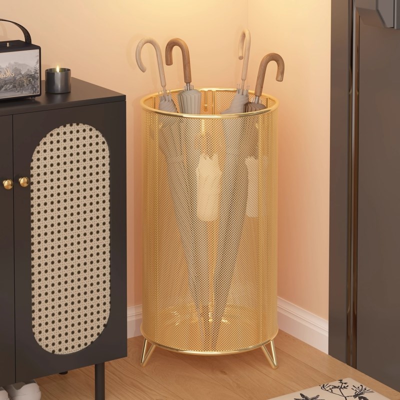 家用雨伞架阳台h门口收纳桶室内置物架收纳神器入户落地式放伞架