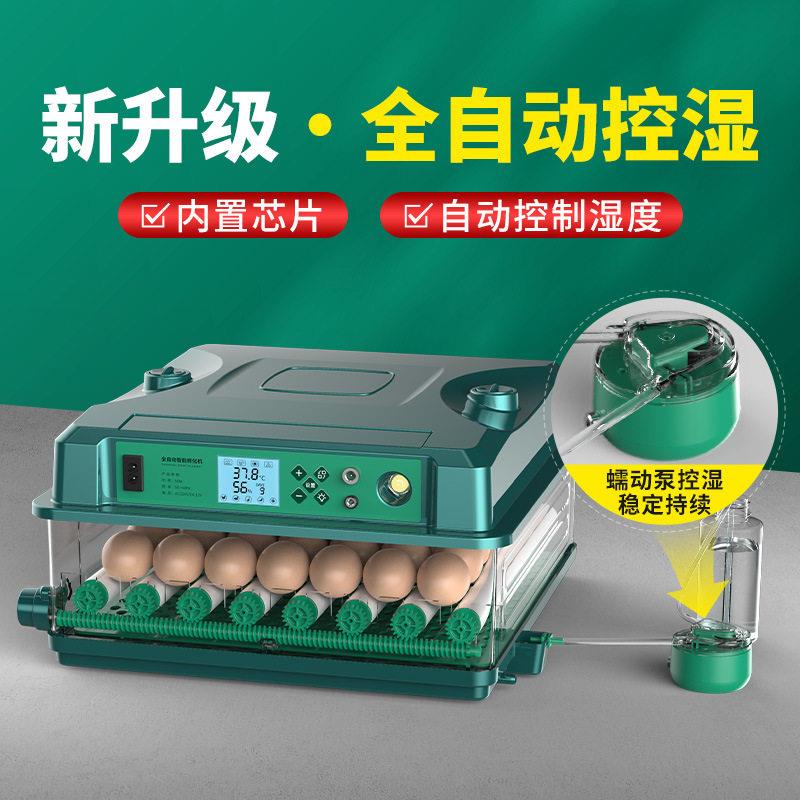 小鸡孵化器小型家用孵化机全自动智能家用型孵蛋器鸡苗水床孵化箱